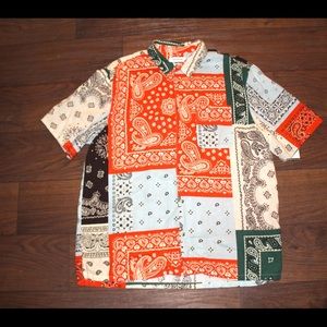 Mix & Match Bandana Plaid Button Up